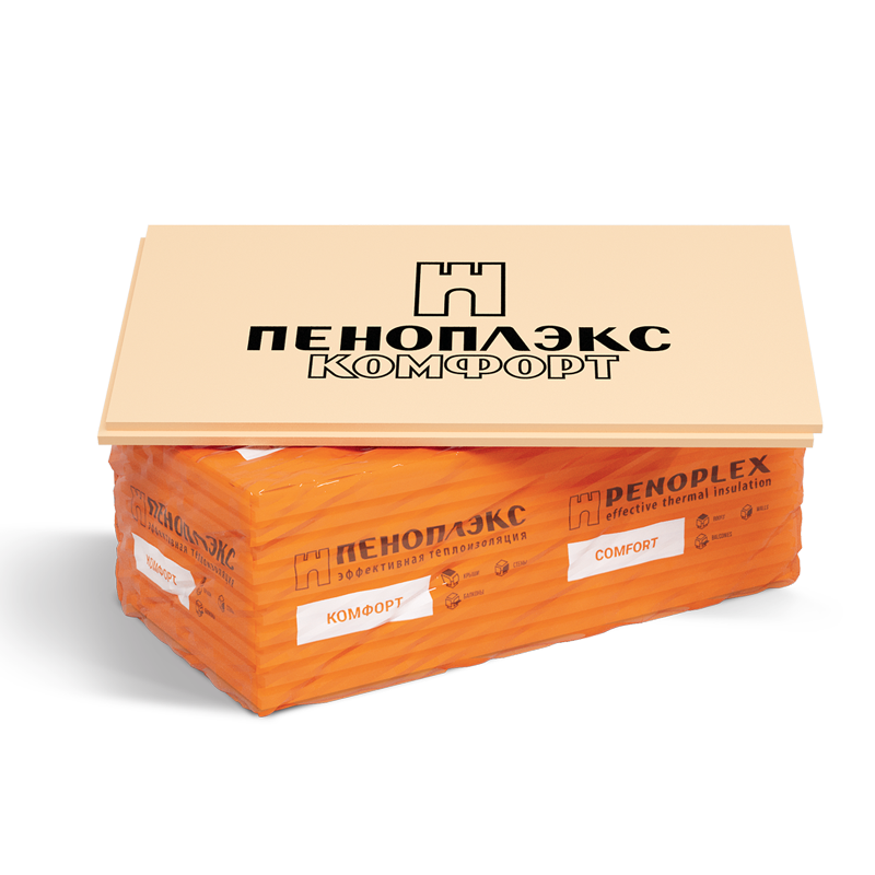 ЭПП (XPS) ПЕНОПЛЭКС Комфорт L-кромка плита 1185x585 50 мм