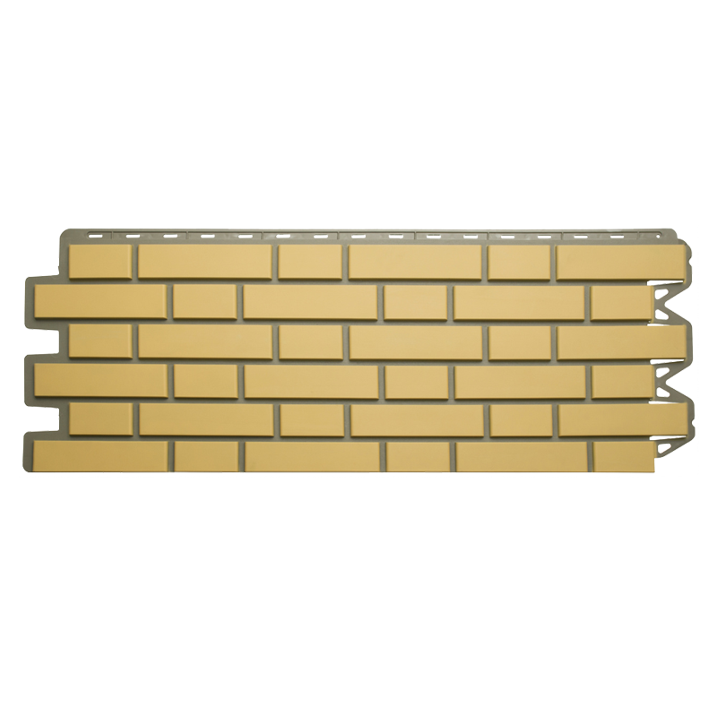 Фасадная панель Альта-Профиль Клинкерный кирпич Желтый