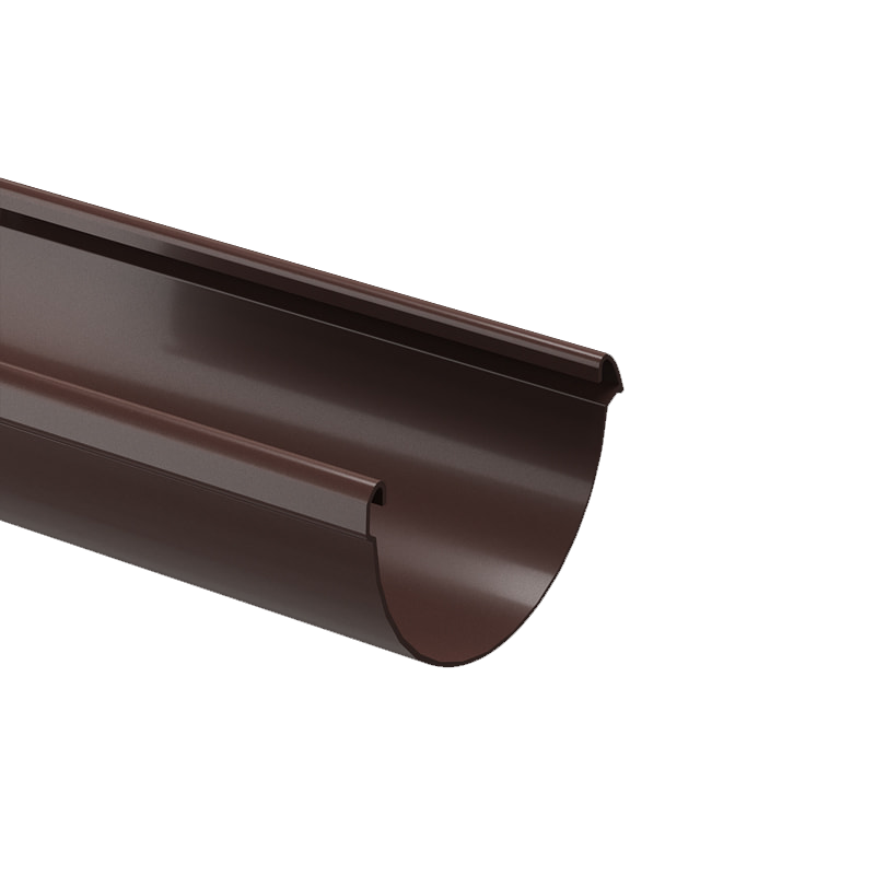 Желоб Docke LUX D141 Шоколад RAL8019 3000 мм