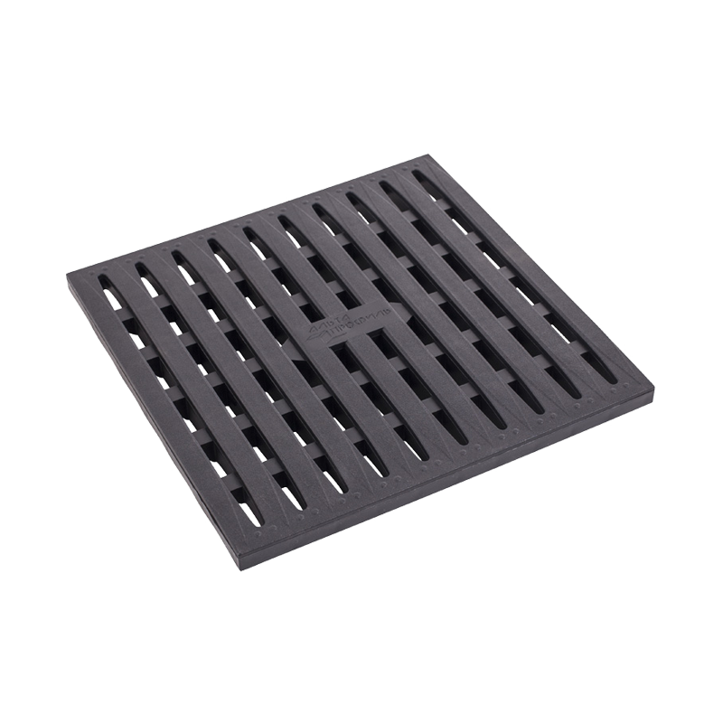 Решетка водоприемная пластиковая 288x288 мм Альта-Профиль Черный