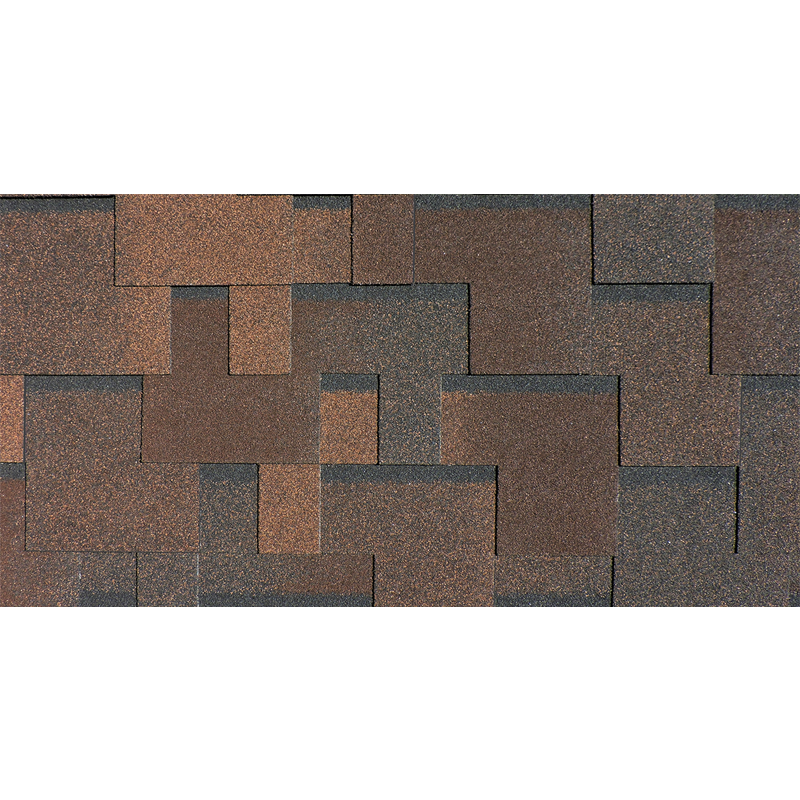 Гибкая черепица Керабит Лапландия Тетра L Мокка SBS-битум 3 м²