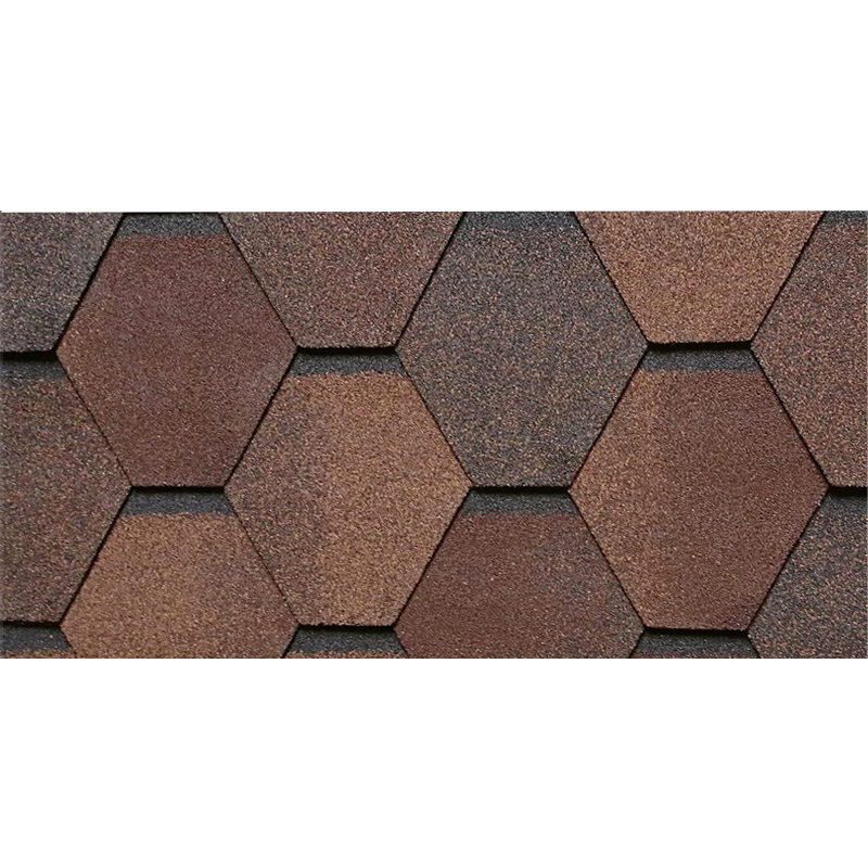 Гибкая черепица Керабит Лапландия Гекса K Мокка SBS-битум 3 м²