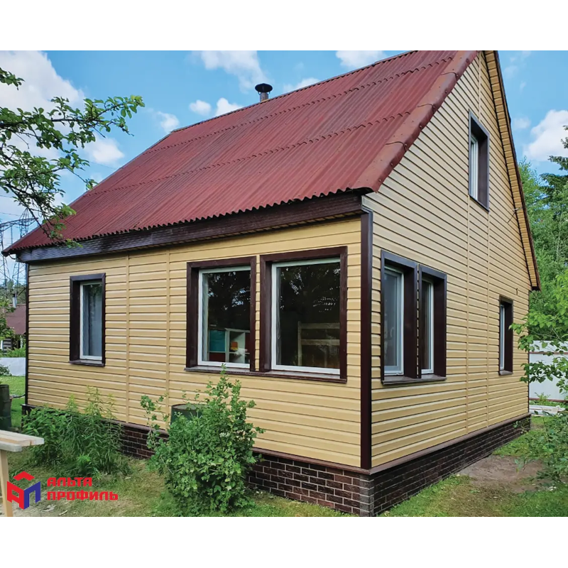 Фасадная панель Альта-Профиль Кирпич Жженый