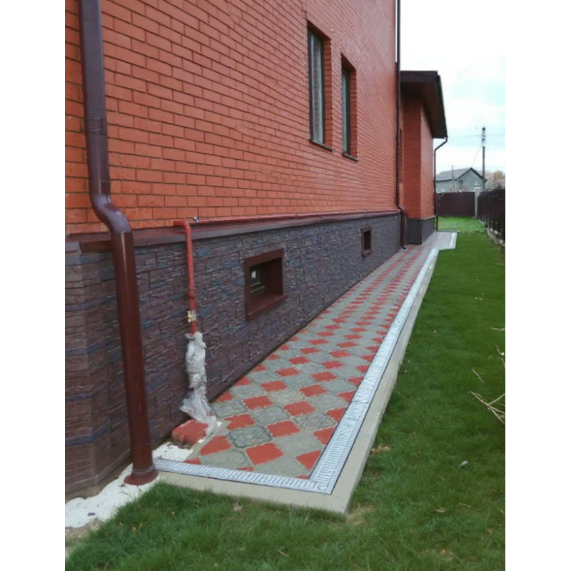 Фасадная панель Docke STEIN Темный орех